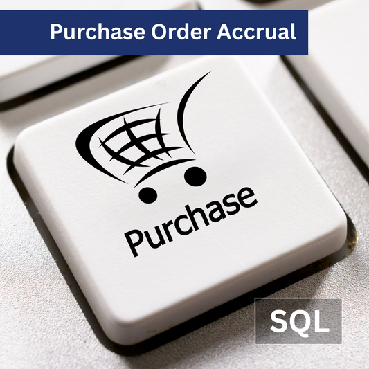 Purchase Order Accrual Query for Infor VISUAL ERP
