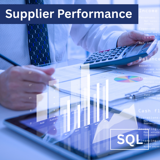 Supplier Performance Query for Infor VISUAL ERP